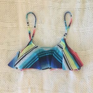Striped Bikini Top